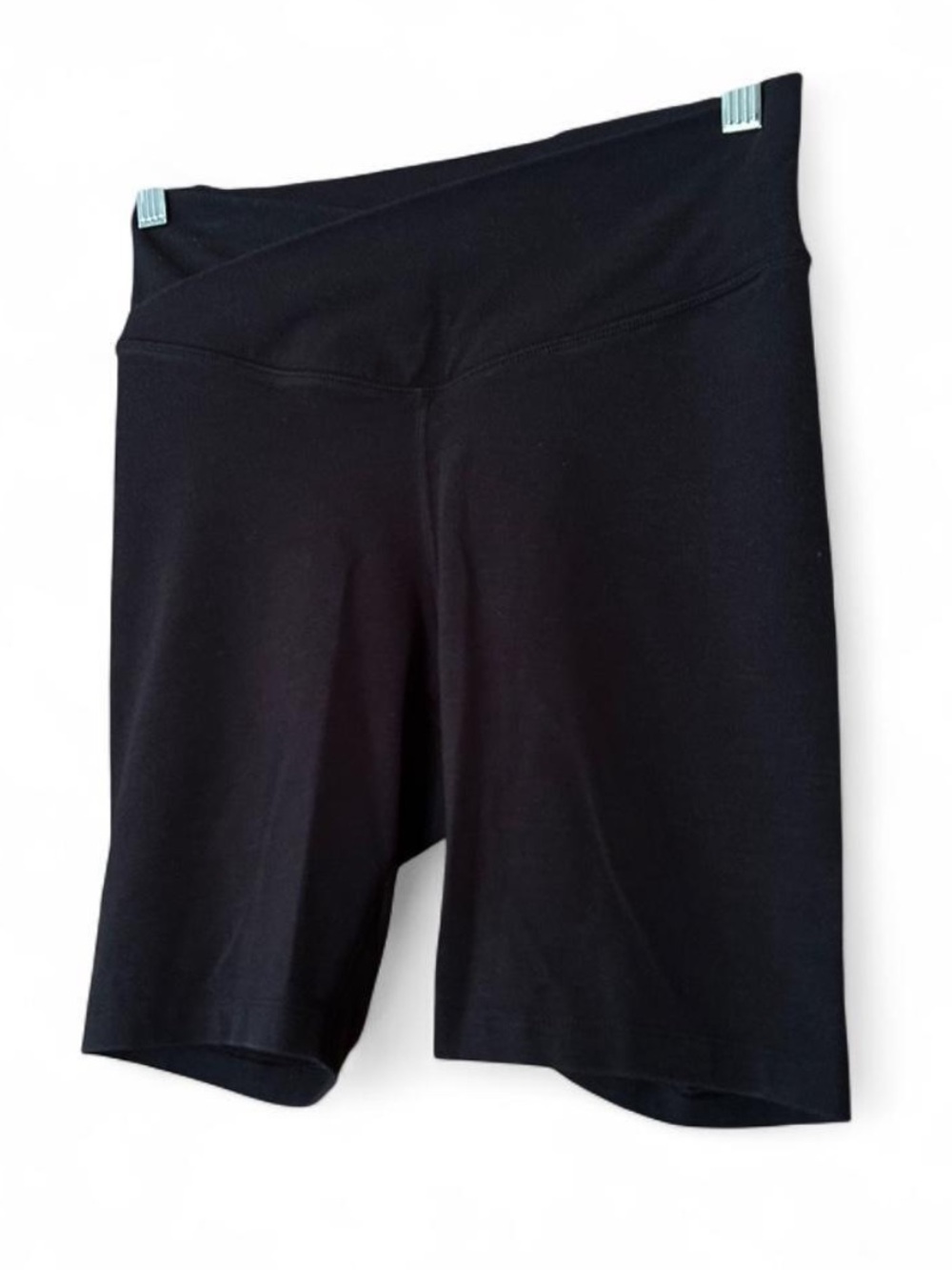 Women's High-Rise Black Bike Shorts